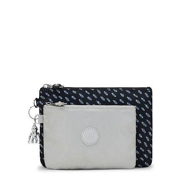 Kipling Duo Pouch Printed 2-in-One Pouches Tassen Grijs | BE 2119AH